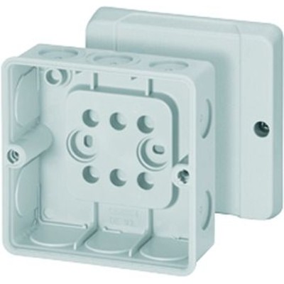 Produktbild von HENSEL - Klemmenkasten 4mm² Kst 98x98x52mm AP IP55 10einf halogenfrei