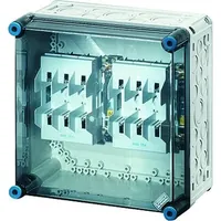Produktbild von HENSEL - Sicherungsgehäuse 125A IP65 NH00 uni Kst mit transparentem Deckel 2grp