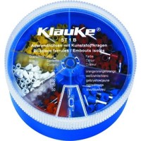 Produktbild von Klauke® - Sortimentskasten 400 Stück Isolierte Aderendhülsen 0,5 - 2,5mm²