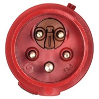 Produktbild von MENNEKES - CEE-Stecker 5p 16A IP44 ProTOP 400V/rot 6h Phasenwender Schraubklemm