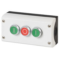 Produktbild von Eaton - Drucktaster 3-fach rot/grün rund ø22,5mm 3S 3Ö IP67 fl tastend