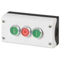 Produktbild von Eaton - Drucktaster 3-fach rot/grün rund ø22,5mm 3S 3Ö IP67 fl tastend