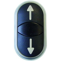 Produktbild von Eaton - Drucktaster Front 2f sw bel.b ø22,5mm rnd beleuchtbar 22x6mm IP66 taste