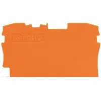 Produktbild von WAGO® - Abschluss-/Zwischenplatte Serie 2004 rastbar orange