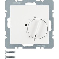 Produktbild von Berker - Raumtemperaturregler S.1/B.3/B.7 ws 1W UP IP20 250V 5-30°C 5A 0,5K