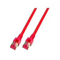 Produktbild von EFB - Patchkabel Cat6 0,5m rot S/FTP RJ45 hfr AWG26 halogenfrei