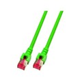 Produktbild von EFB - Patchkabel Cat6 0,5m grün S/FTP RJ45 hfr AWG26 halogenfrei