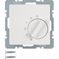 Produktbild von Berker - Raumtemperaturregler Q.1/Q.3 polws 1W UP IP20 250V 5-30°C 5A 0,5K