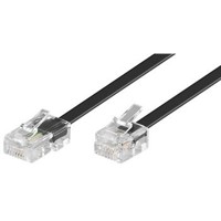 Produktbild von goobay® - Telefonkabel 3m RJ11 RJ45 Stecker schwarz 4p