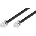 Produktbild von goobay® - Telefonkabel 3m RJ11 Stecker schwarz 6p