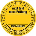 BENNING Prüfplaketten neue Prüfung, 300 Stk. Produktbild