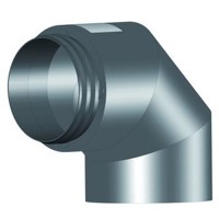 Produktbild von Helios Ventilatoren - Bogen 90° DN160, m.Innenverb.