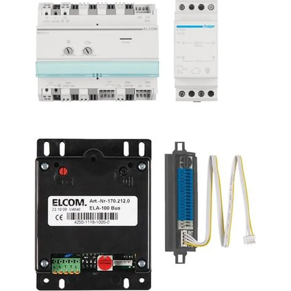 ELCOM Audioset Basic Bus ELA BTE ST RED Produktbild img1 L