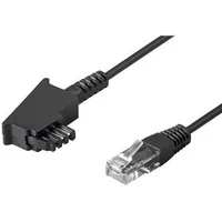 Produktbild von goobay® - TAE-Anschlusskabel für Router, TAE-F/RJ45, schwarz, 6m