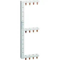 Produktbild von hager - Phasenschiene 3+N 271mm 16mm² 80A Stift isoliert