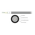 Produktbild von EFB - LWL-Universalkabel OM3 Dc 50/125 sw TRS Dca s2 d2 a1 Kabel längswasserdic