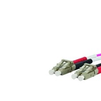 Produktbild von METZ CONNECT - LWL-Patchkabel LC-D 50/125 OM4 1m vi MM50/125