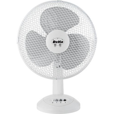 Produktbild von DEKO - Tischventilator ø290mm 40W 3stuf ws 330mm Oszillation 1730cbm/h