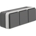 Berker Steckdose 3f lgr mt W.1 AP horiz Klappd IP55 mit Klappdeckel Komplettgeh Produktbild