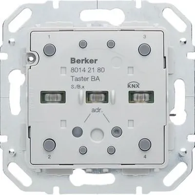 Produktbild von Berker - Tastsensor KNX S.1/B.3/B.7 UP 2f 2pkt Bussystem KNX Busankopplung inkl