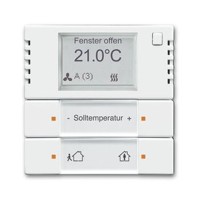 Produktbild von Busch-Jaeger - Raumtemperaturregler UP KNX PowN std-ws glz Bussystem KNX Bedien