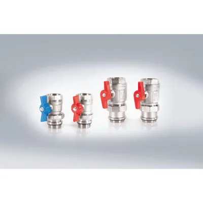 Produktbild von EMPUR® - Anschluss-Set 1 IG/AG, vern., f Verteiler HKV-I/HKV-D