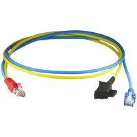 Produktbild von homeway - Y-Kabel Cat5E 1m ge S/FTP RJ45 TAE cross hfr halogenfrei AWG20