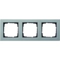 Produktbild von GIRA - Rahmen 3f Edelstahl E2 Metall geeignet für Unterputz-Installation