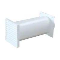 Produktbild von AirTec - Teleskop-Mauerdurchführung, braun für System 125, mit Rundanschluss