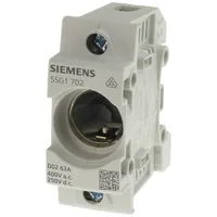 Produktbild von SIEMENS - D0-Sicherungssockel 1p D02 REG 63A 400V Kst m.Abdeck