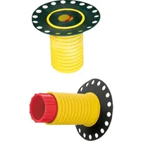 Produktbild von HAAS® - Dichtfix OHA Abdichtungshülse gelb/schwarz, für 1/2" Baustopfen