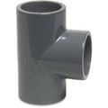 Produktbild von bevo - PVC-U T-Stück 90° 25mm Klebemuffe 16bar Grau