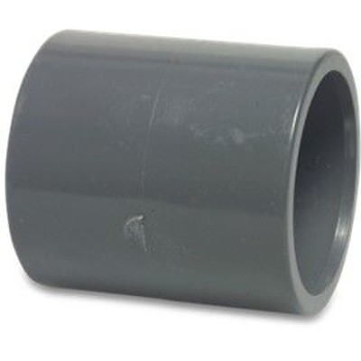 Produktbild von bevo - PVC-U Klebemuffe 63mm 16bar Grau