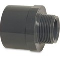 Produktbild von bevo - PVC-U Übergangsnippel 40/50mm x 1.1/2" Klebemuffe/Klebestutzen