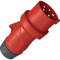 Produktbild von MENNEKES - CEE-Stecker 5p 32A IP44 PowerTOP Xtra 400V/rot 6h Schraubklemmen ger