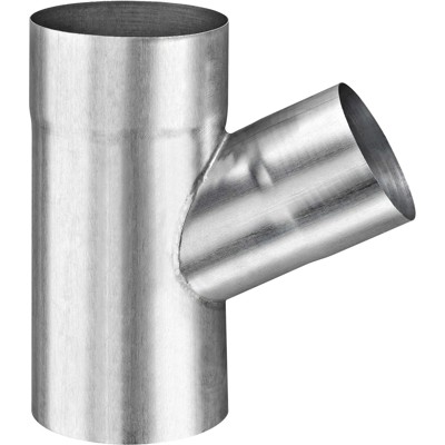 Produktbild von Grömo - Zink-Fallrohrabzweig 72°, 100/76mm