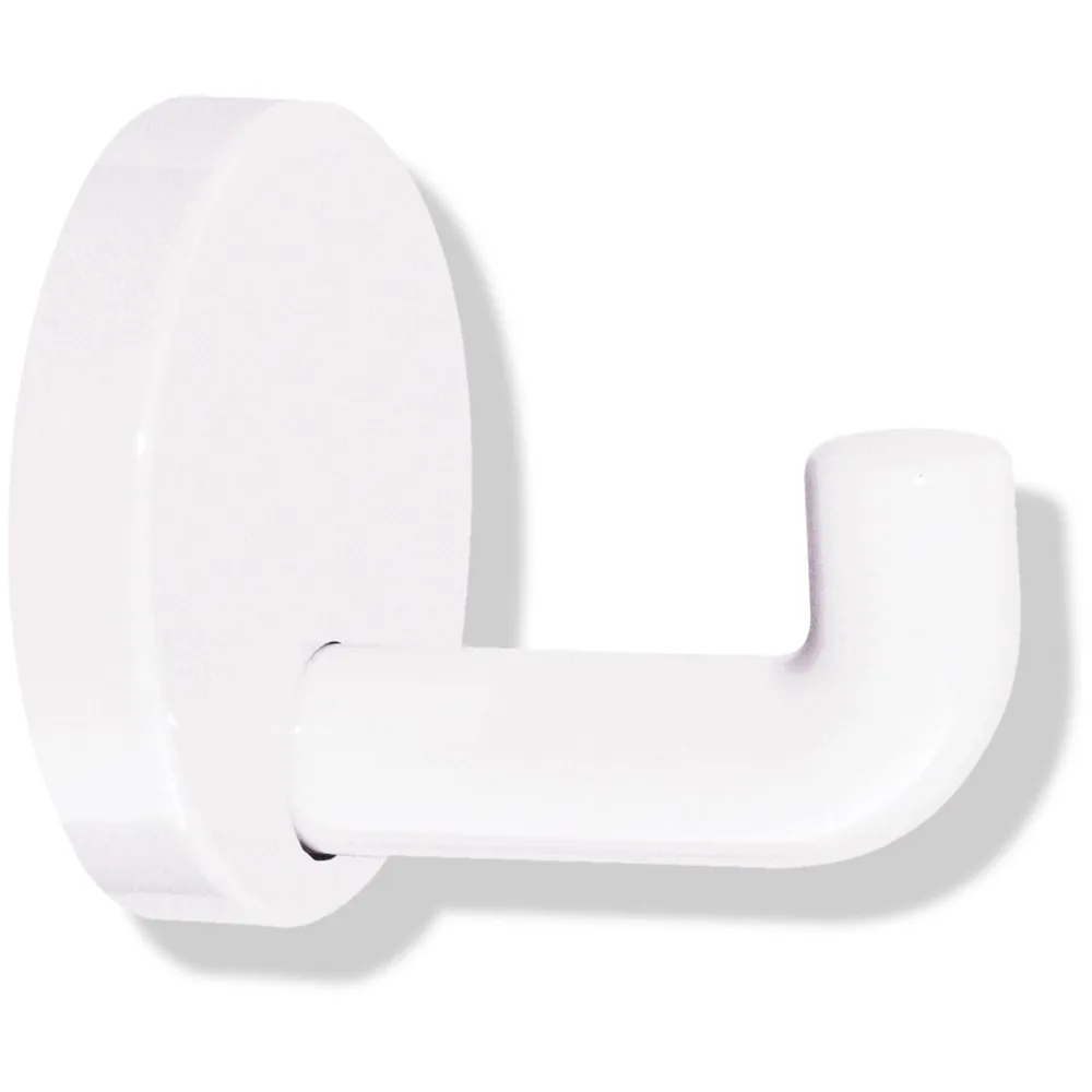HEWI Wandhaken 801 reinweiß, Rosette d= 40mm Produktbild img1 L