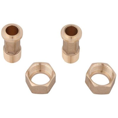 Produktbild von Schlösser - WZ-Verschraubungs-Set 2240 MS, 1" AGx1.1/4" IG, inkl. Plombiervorri