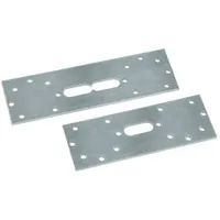 Produktbild von Multitubo - Halteplatte 150mm, doppelt, Stahl verzinkt