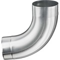 Produktbild von Grömo - Zink-Rohrbogen 85°, 87mm, mit Einzug