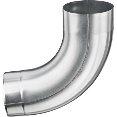 Produktbild von Grömo - Zink-Rohrbogen 85°, 87mm, mit Einzug