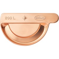 Produktbild von Grömo - Kupfer-Steckrinnenboden halbrund, links, 250mm