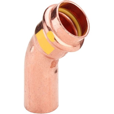 Produktbild von Viega - Bogen Profipress G 2626.1 15mm, 45Gr, Cu, SC-Contur, Einsteckende