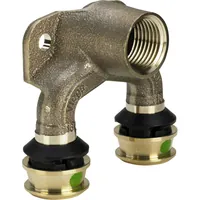 Produktbild von Viega - Doppelwandscheibe Raxofix 5325.7 16mm x Rp 1/2"x16, Siliziumbr., SC-Con