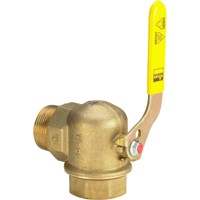 Produktbild von Viega - Gaszählerkugelhahn G2110 R/Rp 1, Messing, Eck