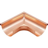 Produktbild von Grömo - Kupfer-Rinnenwinkel 90G, 280, m Schlitz, Außeneck, halbrund