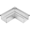 Produktbild von Grömo - Zink-Rinnenwinkel 90°, 250mm, Außeneck, Kastenform