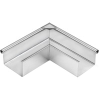 Produktbild von Grömo - Zink-Rinnenwinkel 90°, 250mm, Außeneck, Kastenform