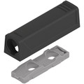 Produktbild von Blum - TIP-ON Adapterplatte für Türen, Kurzversion, gerade, Schrauben, carbonsc
