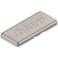 Blum Scharnier-Abdeckkappe, geprägt (blum), symmetrisch, vernickelt Produktbild
